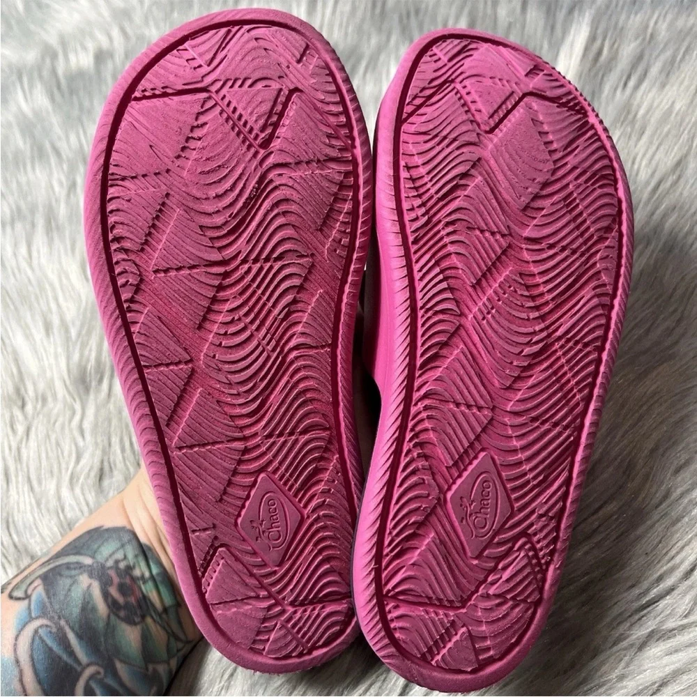 Girls Chaco Pink Slide Sandals Size 3
